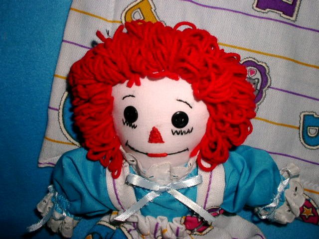 B is for Bears Raggedy Ann Doll and Quilt Handmade One of a Kind OOAK Dolls