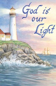 God is our Light Garden Mini Summer Flag