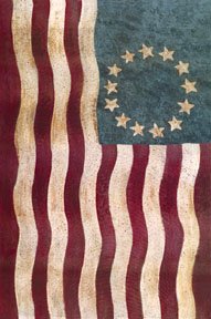 Betsy Ross Colonial Garden Mini Flag