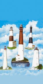 Lighthouses Garden Mini Summer Flag