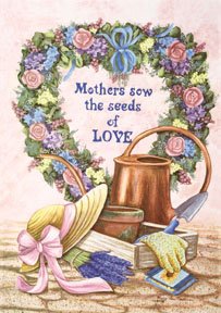 Mothers Sew the seeds of Love Garden Mini Flag
