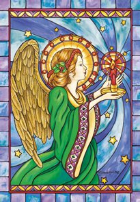 Angels Christmas Large Winter Flag