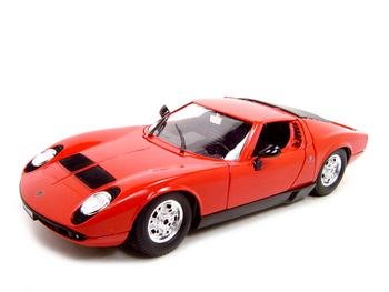 1968 LAMBORGHINI MIURA RED 1:18 DIECAST MODEL DC00002