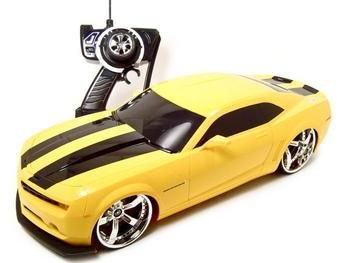 REMOTE CONTROL 2006 CHEVROLET CAMARO CONCEPT YELLOW 1/10 RC00004