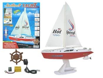 Remote Control Boat Sailing Yacht R/C Ready To Run RCB00003
