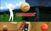 New Flashing Night Golf Balls Pro 3-Set Box Tracer logo