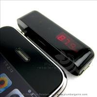New Apple iPhone FM Transmitter Kit w Handsfree for Car