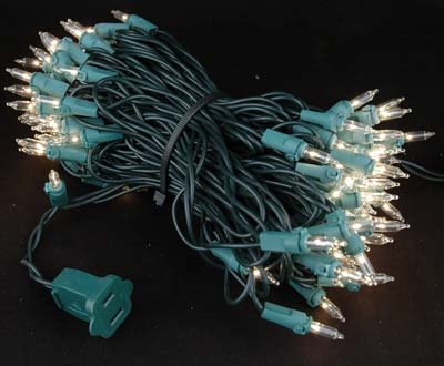 Clear Mini Lights 100 Light 50 Ft Long