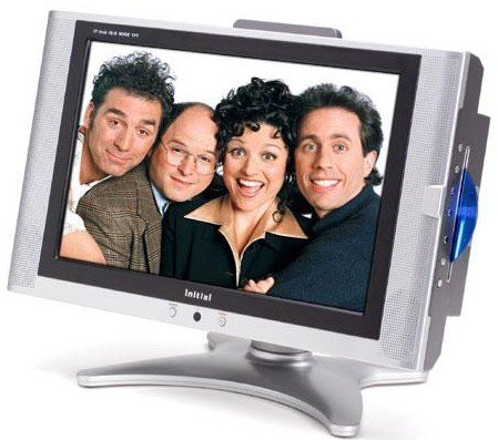 Initial 17" Widescreen LCD TV/DVD Player Combo