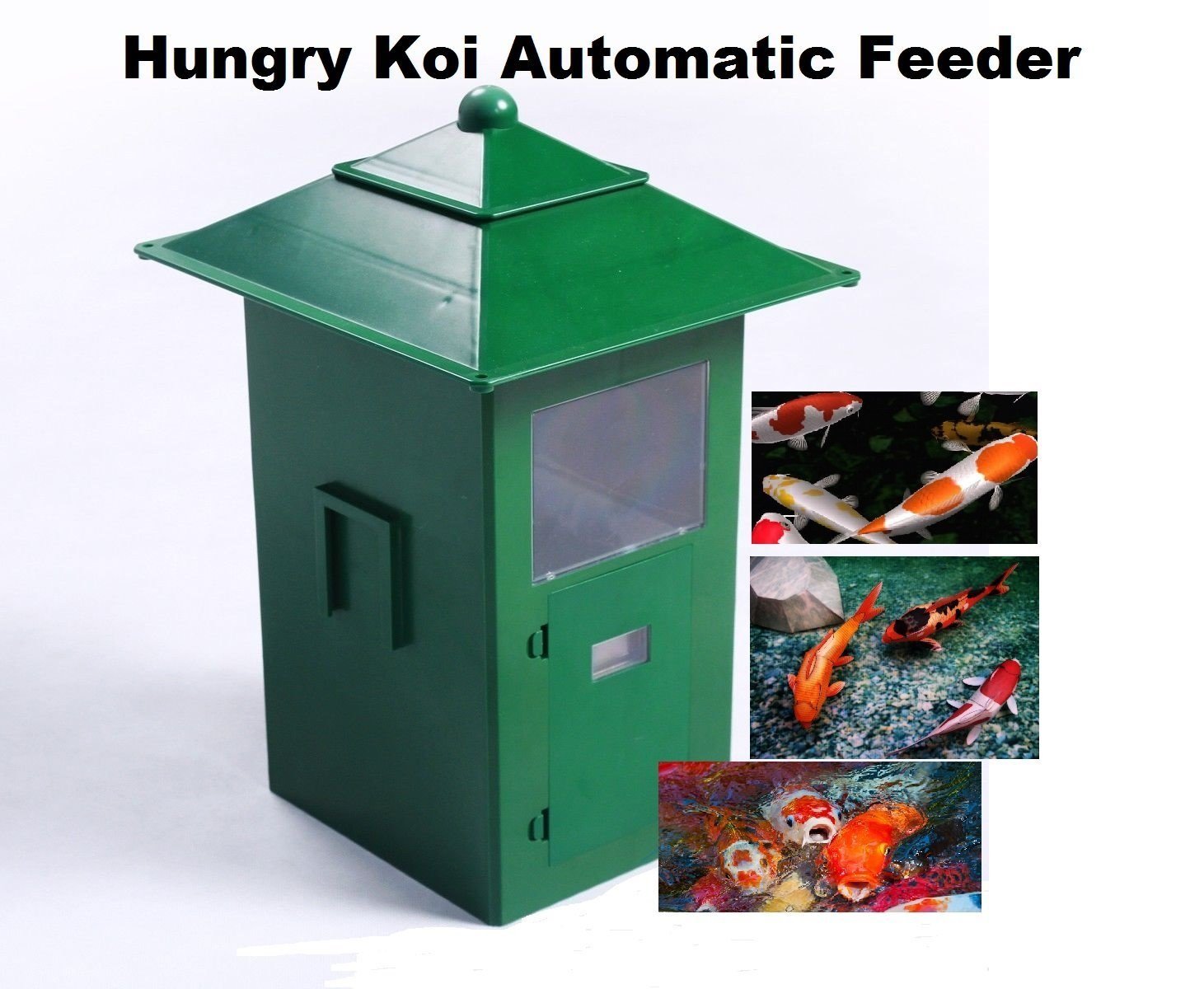 $149.99 Hungry Koi Automatic Koi Fish Pond Feeder, Large Capacity FREE S&H!