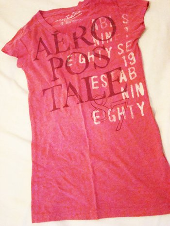 Aeropostale Red Screen Tee (Size S)