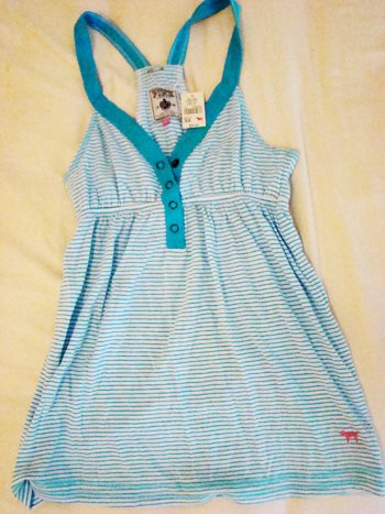 Victoria's Secret PINK Blue Baby Doll Tank (Size XS)