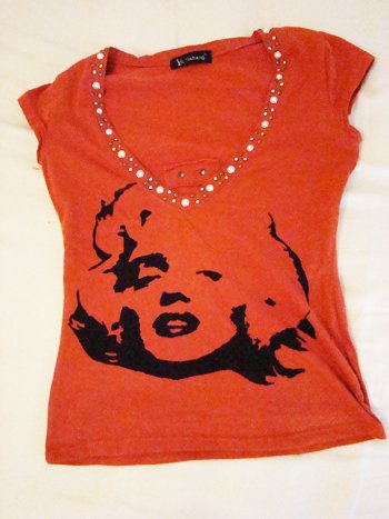 Marilyn Monroe Shirt (Size Freesize)