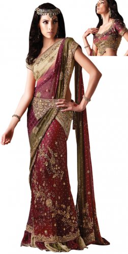 Heavy Bridal Saree ERA 1826