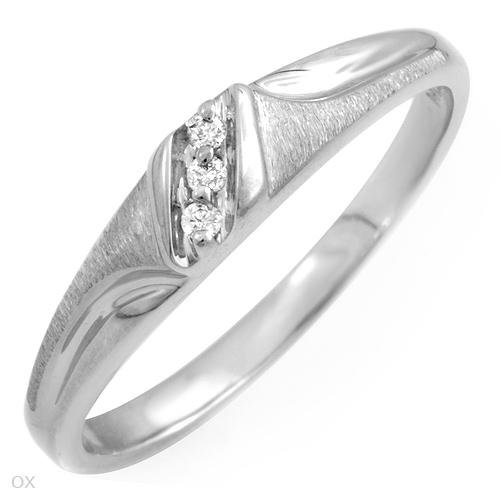 27% OFF - Diamond 10K White Gold Engagement Ring