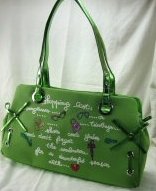 Green Glitter Small Tote