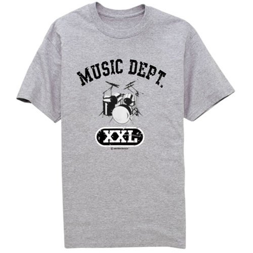 MUSIC DEPT. DRUMS T-SHIRT NEW t-shirts