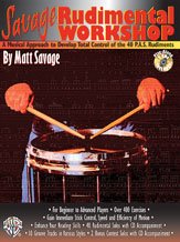 Savage Rudimental Workshop Matt Savage book and 2 cds NEW