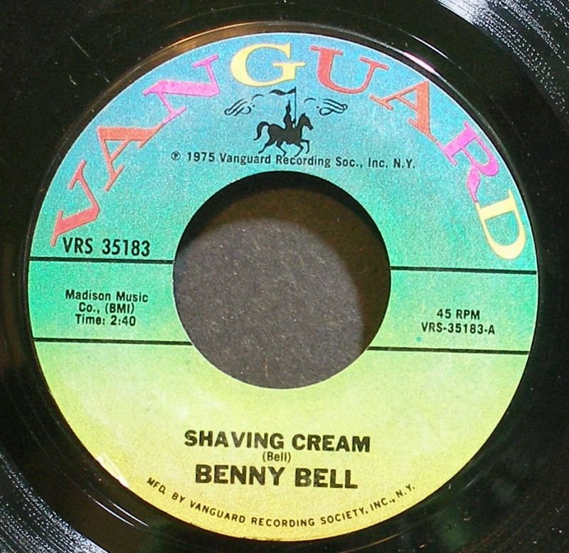 Benny Bell Shaving Cream - The Girl From Chicago Benny Bell Shaving Cream - The Girl From Chicago