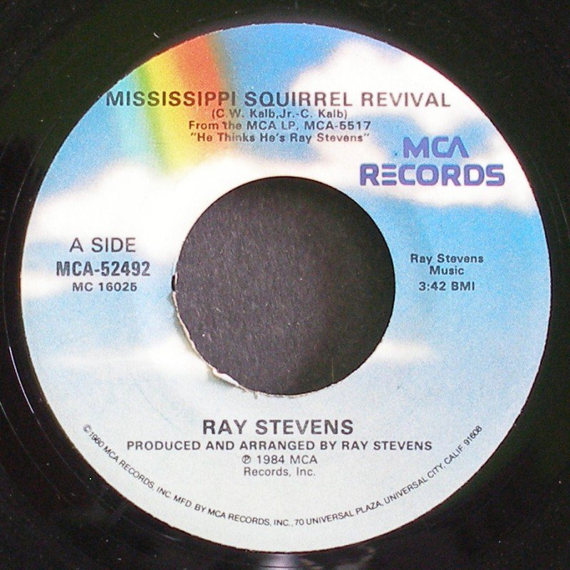 RAY STEVENS~Mississippi Squirrel Revival~MCA 52492 M- 45