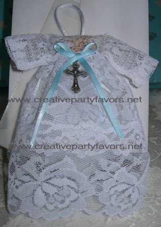 Baptism Gown Favor Sachet