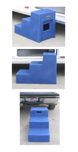 3 Step Horse Mounting Block with storage High Country Plastics ON SALE