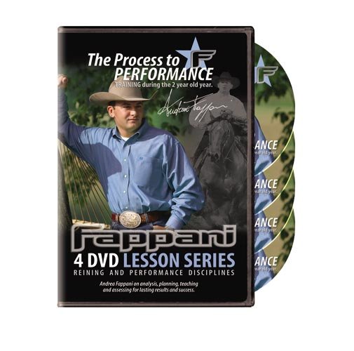 SEALED ANDREA FAPPANI The Process to Performance (2yr old) - REINING 4 DVDS