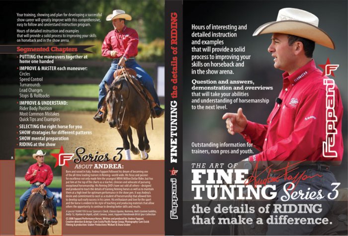 SEALED ANDREA FAPPANI REINING The Art of Fine Tuning Details of Riding series 3