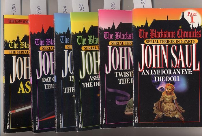 Lot of 6 The Blackstone Chronicles 1-6 John Saul PB