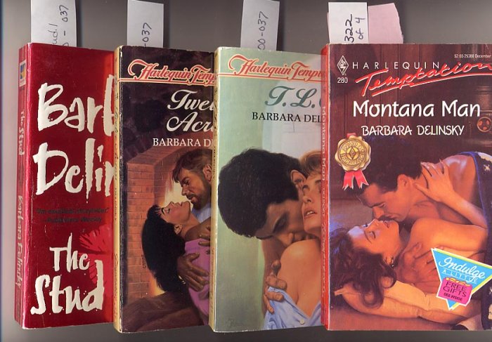 Lot of 4 Barbara Delinsky Harlequin - 144,199,280, The Stud PB