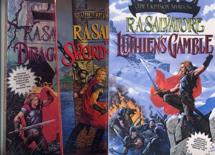 Lot of 3 Salvatore - Crimson Shadow - Gamble, Sword, King ARC SC