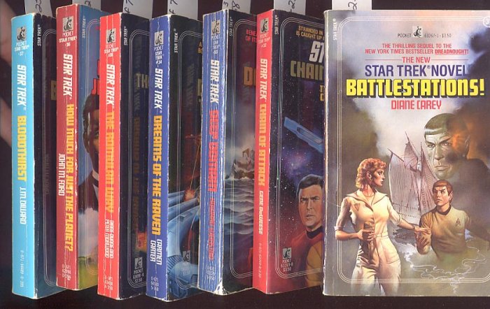 Lot of 7 Star Trek #31,32,33,34,35,36,37 PB