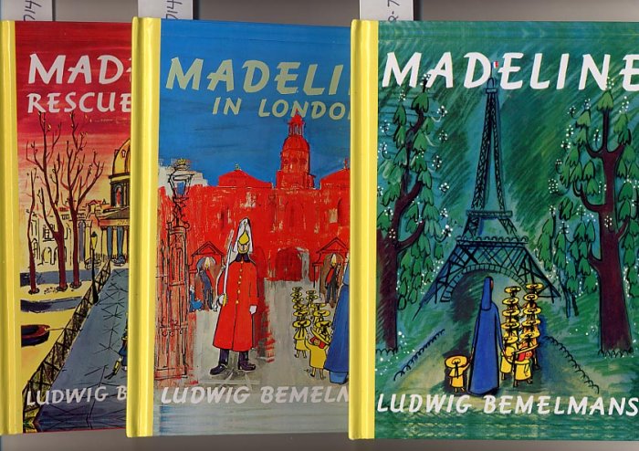 Lot of 3 Madeline,Madeline in London,Madeline's Rescue HC