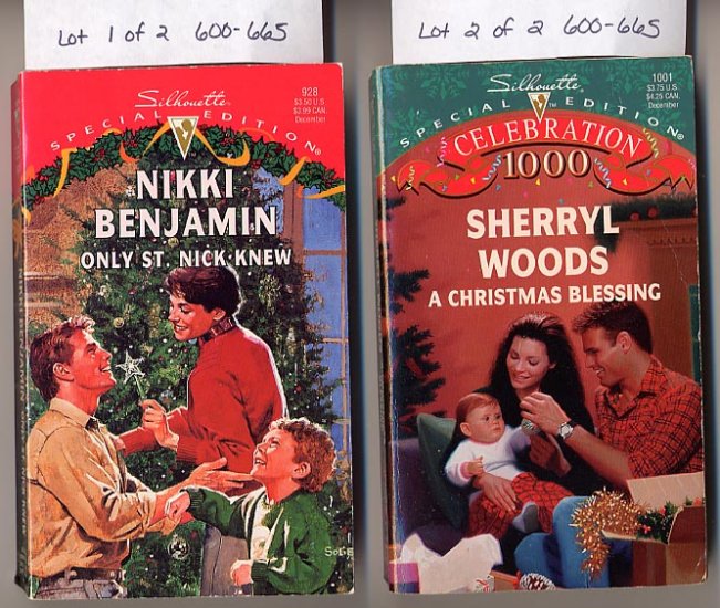 Lot of 2 Silhouette Special Edition - Only St. Nick, Christmas Blessing PB