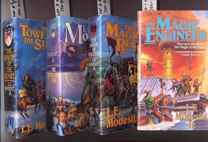 Lot of 4 Modesitt, Jr. - Recluce, Towers, Engineers, Spellsong PB