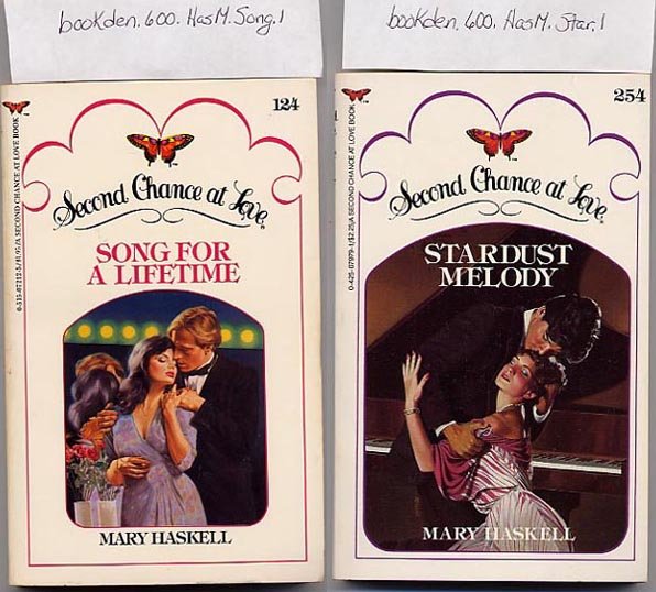 Lot of 2 Mary Haskell Song of a Lifetime, Stardust Second Chance at Love PB
