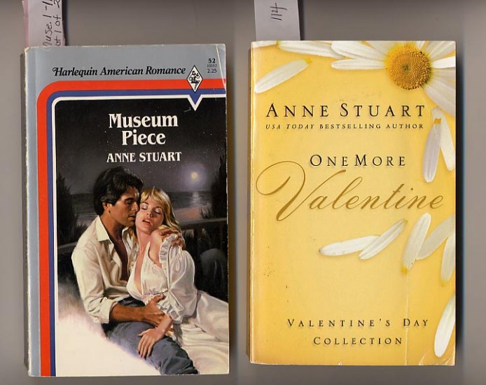 Lot of 2 Anne Stuart Museum Piece, One More Valentine PB