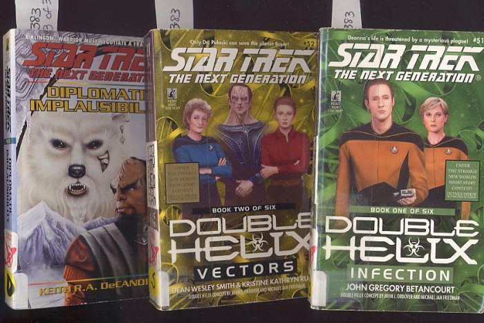 Lot of 3 Star Trek Infection, Vectors, Diplomatic #51, 52, 61 PB