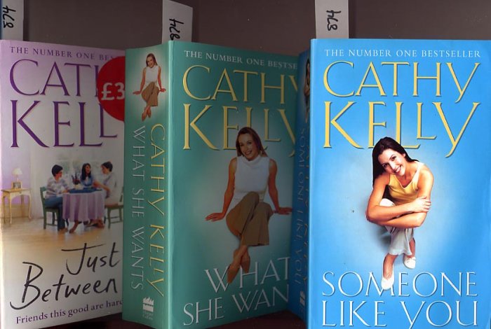 Lot of 3 Cathy Kelly Someone Like You, What She Wants, Just Between Friends PB