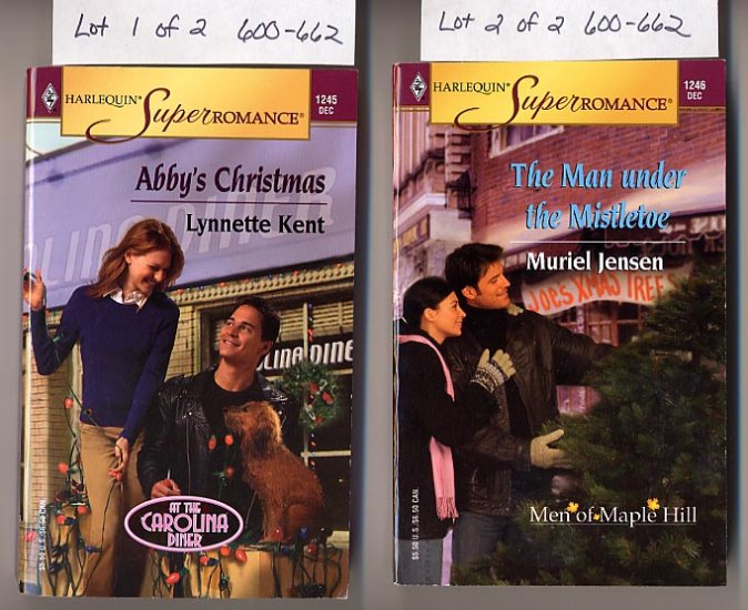 Lot of 2 Harlequin Christmas Kent #1245, Jensen #1246