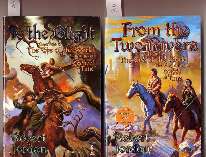 Lot of 2 Robert Jordan Eye of the World Two Rivers, Blight SC