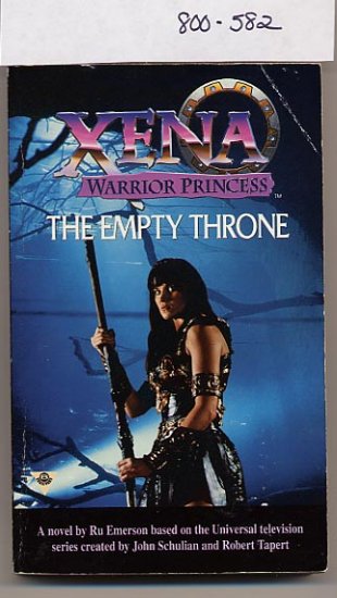 Xena Warrior Princess The Empty Throne by Ru Emerson PB