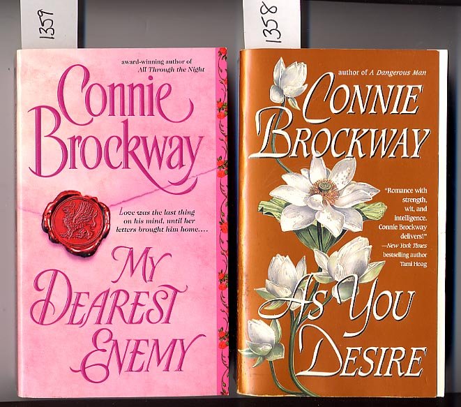 Lot of 2 As You Desire My Dearest Enemy Connie Brockway PB