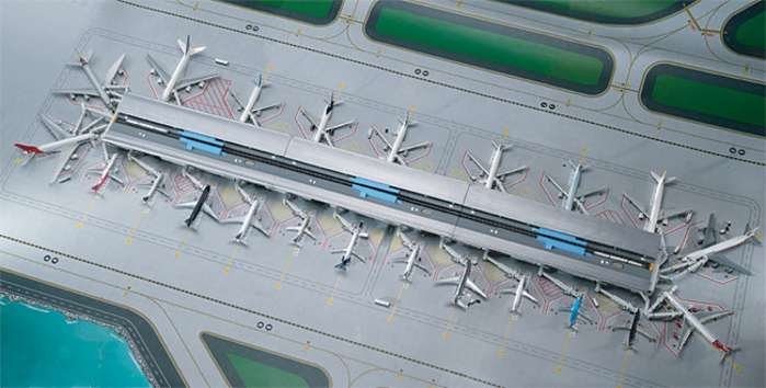 GeminiJets 1:400 Airport Terminal Set AS00003