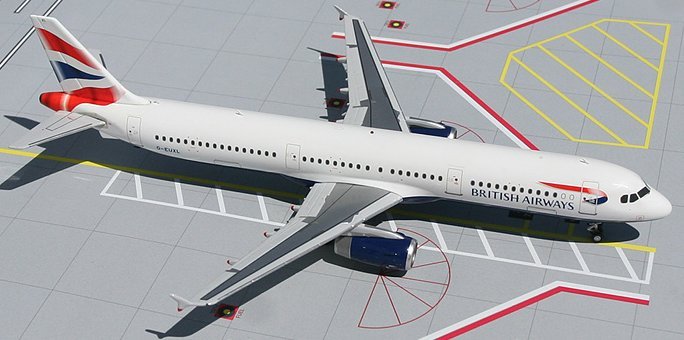 GeminiJets 1:200 British Airways Airbus 321 BA00001
