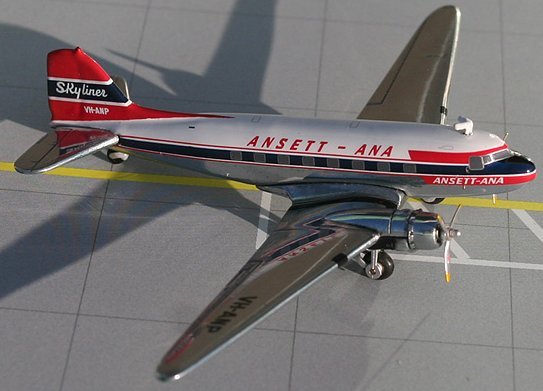 GeminiJets 1:250 Ansett Australia DC-3 SkyLiner AA00002