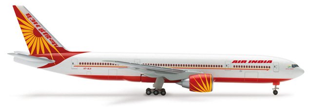 Herpa 1:500 Air India Boeing 777-200LR New Colors AI00001