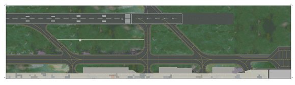 Herpa 1:500 Airport Foil 3 - Runway APM00001