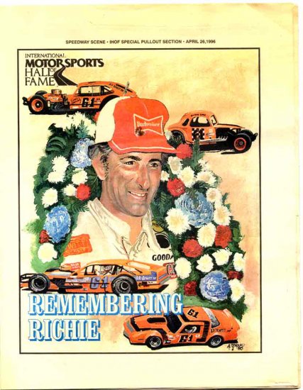 Richie Evans Special Speedway Scene Insert