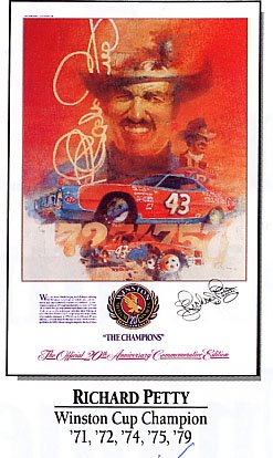 Sold Richard Petty Winston Cup Champion Commemorative Poster